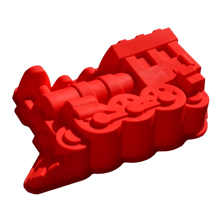 TBD06034646.webp Soft Silicone Cake Mold Roasting Tools Train Shape Bread Mold - Image 1