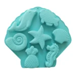 Marine Fish Series Shape Food Grade Silicone Cake Mold Plaster Painting Mold - Image 2