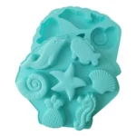 Marine Fish Series Shape Food Grade Silicone Cake Mold Plaster Painting Mold - Image 3