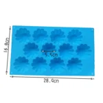 Handmade DIY 12 Holes Tart Lace Silicone Mold - Image 3