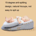 Baby Breastfeeding Pillow Lying Feeding Baby Anti-spitting Milk Slope Pad - Image 6