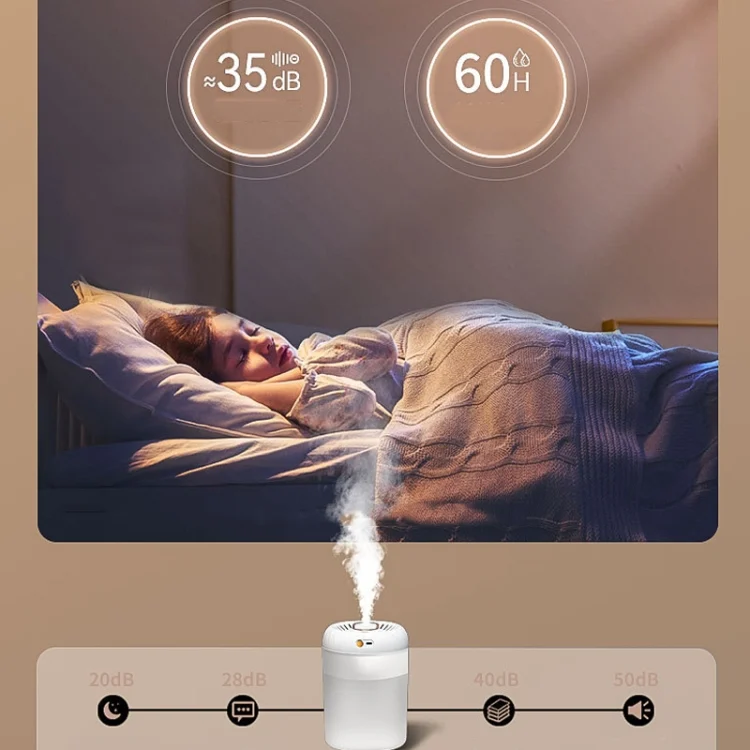 TBD0603478801_B4.webp 3000ml Double Nozzle Humidifier with Timing Digital Display and Colorful Ambient Light - Image 5