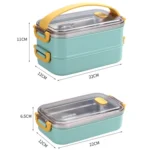 Large Capacity Refillable 304 Stainless Steel Insulated Lunch Box - Image 3