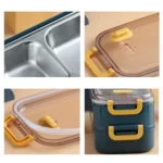 Large Capacity Refillable 304 Stainless Steel Insulated Lunch Box - Image 6