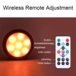 TL009-RGB Wireless Timer Dimming Night Lights Party RGB Atmosphere Lights with Remote Control - Image 7