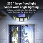 Outdoor Garden Solar Human Body Sensor Wall Light - Image 2