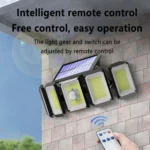 Outdoor Garden Solar Human Body Sensor Wall Light - Image 6