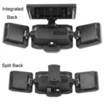 Remote Control Solar Wall Light LED Triple Rotation Sensor Flood Light - Image 2