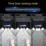 Outdoor Waterproof Human Body Sensor Garden Solar Wall Light - Image 5