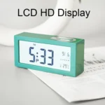 8890H Multifunctional Photosensitive Bedside Small Alarm Clock LCD Screen Digital Clock - Image 5