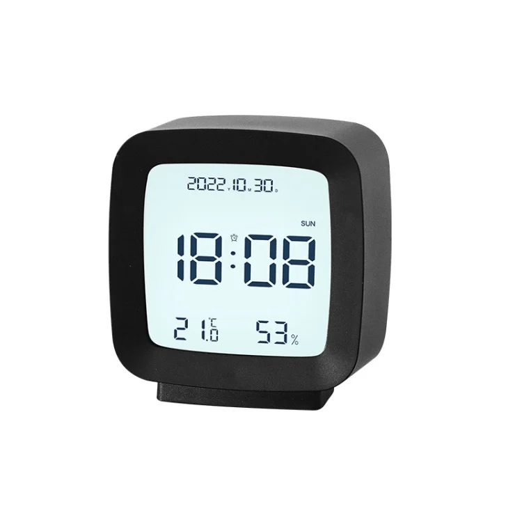 2286 Mini Multifunctional Calendar Alarm Clock Bedside Temperature and Humidity Clock