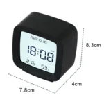 2286 Mini Multifunctional Calendar Alarm Clock Bedside Temperature and Humidity Clock - Image 3