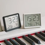 8218 Thin and Light Magnetic Wall-mounted LCD Temperature Electronic Digital Clock - Image 2