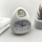 GH809 Egg-shaped Desktop Children Alarm Clock Bedside Cute Belling Clock