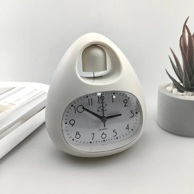 TBD0603501201A.webp GH809 Egg-shaped Desktop Children Alarm Clock Bedside Cute Belling Clock - Image 1
