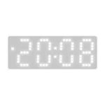 8017 LED Screen Voice Control Digital Alarm Clock Desktop Multifunctional Temperature Clock
