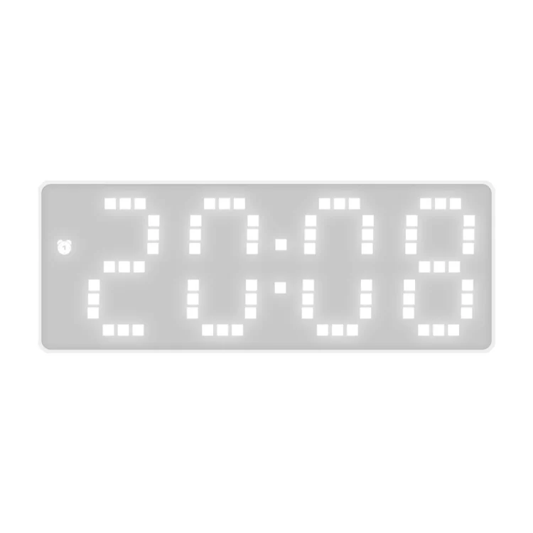 8017 LED Screen Voice Control Digital Alarm Clock Desktop Multifunctional Temperature Clock