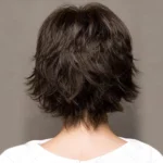 WIG-396 Ladies Fluffy Short Curved Head Set Chemical Fiber Wig - Image 5