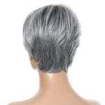 Ladies Short Straight Hair Wig High Temperature Silk Chemical Fiber Headgear - Image 9