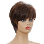 WIG-155 Ladies Short Curly Wig High Temperature Silk Chemical Fiber Headgear - Image 4