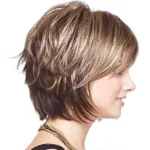 Women High Temperature Silk Curly Short Hair Wig - Image 4