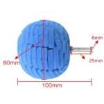2pcs Car Wheel Rim Small Area Sponge Polishing Ball - Image 2