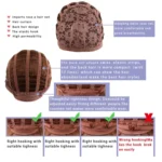 WIG-305 Female High Temperature Silk Wig Oblique Bangs Short Hair Chemical FiberHeadgear - Image 6