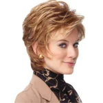 WIG-181 Ladies Short Curly Hair High Temperature Silk Wig Chemical Fiber Headgear