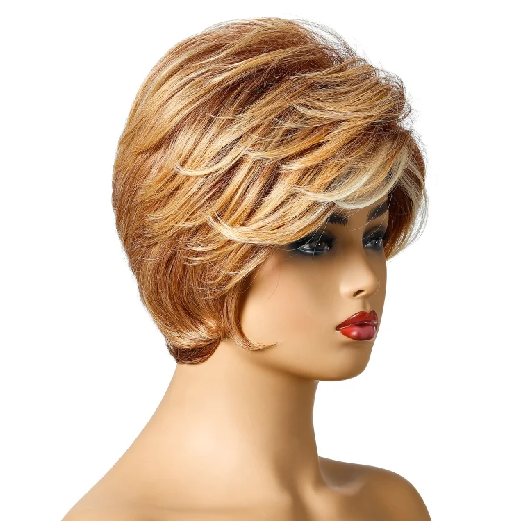 TBD0603504801_B4.webp WIG-181 Ladies Short Curly Hair High Temperature Silk Wig Chemical Fiber Headgear - Image 5