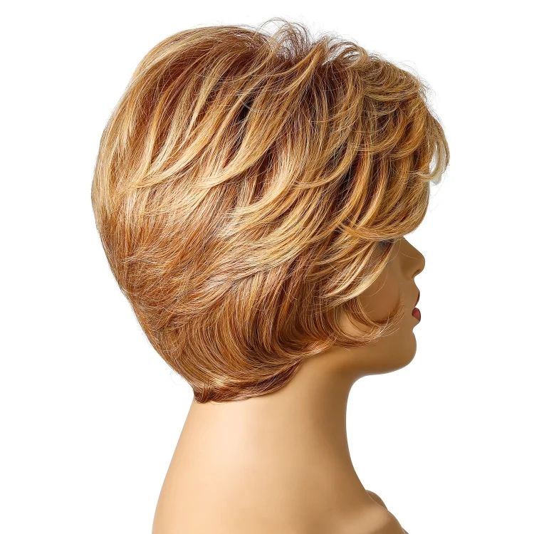 TBD0603504801_B5.webp WIG-181 Ladies Short Curly Hair High Temperature Silk Wig Chemical Fiber Headgear - Image 6