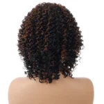 WIG-T130H Ladies Short Curly Hair High Temperature Silk Wig Chemical Fiber Headgear - Image 4