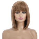 Ladies High Temperature Silk Short Wig Chemical Fiber Headgear - Image 4
