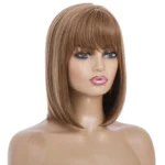 Ladies High Temperature Silk Short Wig Chemical Fiber Headgear - Image 5