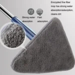 Triangular Mop Household Ceiling Cleaner Wipe Wall Tiles Imitation Hand Twist Mop - Image 4