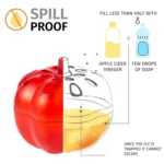 SK116 2pcs Small Pumpkin Fruit Fly Traps Fruit Flying Worm Catcher - Image 4