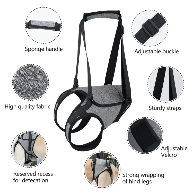 TBD0603514203_B2.webp Dog Hind Leg Auxiliary Strap Decompression Auxiliary Travel Belt For Elderly and Injured Dog - Image 3