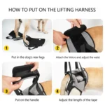 Dog Hind Leg Auxiliary Strap Decompression Auxiliary Travel Belt For Elderly and Injured Dog - Image 7