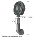 Car Suction Cup Fan Desktop Dormitory Office Kitchen Fan - Image 3