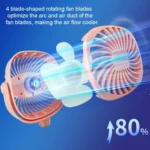 Car Suction Cup Fan Desktop Dormitory Office Kitchen Fan - Image 5