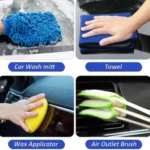 Car Air Conditioner Air Outlet Electric Drill Cleaning Brush - Image 7