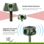 SK031 Four-Sided Solar Animal Repeller Bird Repeller Ultrasonic Rat Repeller - Image 4