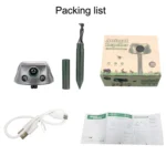 SK031 Four-Sided Solar Animal Repeller Bird Repeller Ultrasonic Rat Repeller - Image 5