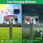 SK031 Four-Sided Solar Animal Repeller Bird Repeller Ultrasonic Rat Repeller - Image 7