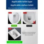 Toilet Pipe Dredger Toilet Sewer Floor Drain Clogged Household High Pressure Pneumatic Tool - Image 12