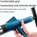 Toilet Pipe Dredger Toilet Sewer Floor Drain Clogged Household High Pressure Pneumatic Tool - Image 8