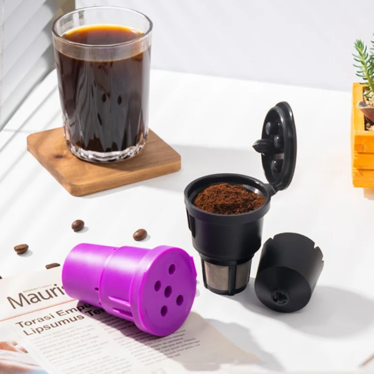 TBD0603520701_B8.webp For Keurig Reusable Coffee Capsule Filter Cup Refillable K Cup Filter Basket Pod - Image 9