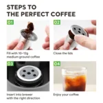 For Keurig K-Supreme Plus Coffee Machine Reusable Stainless Steel Filter Five-hole K Cup - Image 6