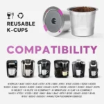 For Keurig Coffee Maker Reusable Filter Cup Stainless Steel Single Hole K Cup - Image 5