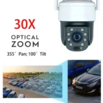 RH-Q10 Graffiti 5MP Wifi Wireless Solar Camera 30X Optical Zoom Auto Tracking Patrol IP66 Waterproof - Image 5