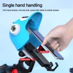 Small Helmet Sunscreen Phone Stand Bracket Motorcycle Mobile Phone Holder,Spec: - Image 5
